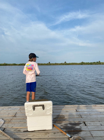 Mr. Turtlehead Kids Performance Fishing Shirt UPF 50+ Sun Protection