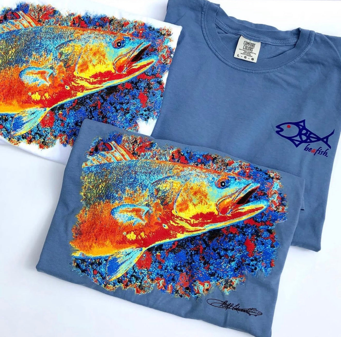 Speckled Trout  Comfort Colors Fishing T-Shirt