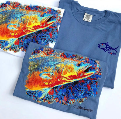 Speckled Trout  Comfort Colors Fishing T-Shirt