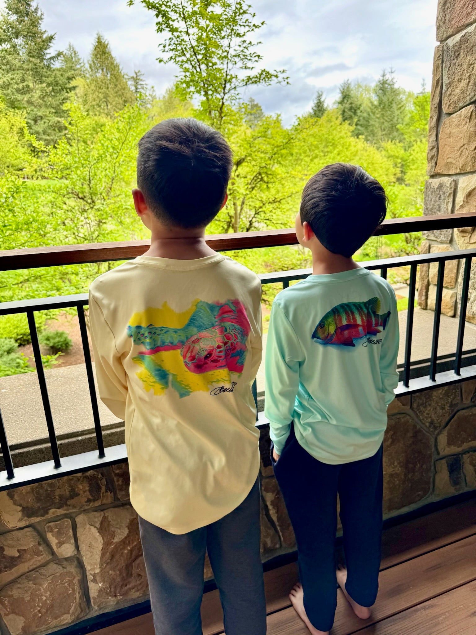 Kids Mr. Turtlehead UPF 50+ Performance Fishing Shirt