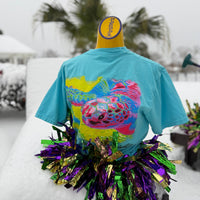 Sea Turtle – Comfort Color Cotton T-Shirt (Pink or Blue)