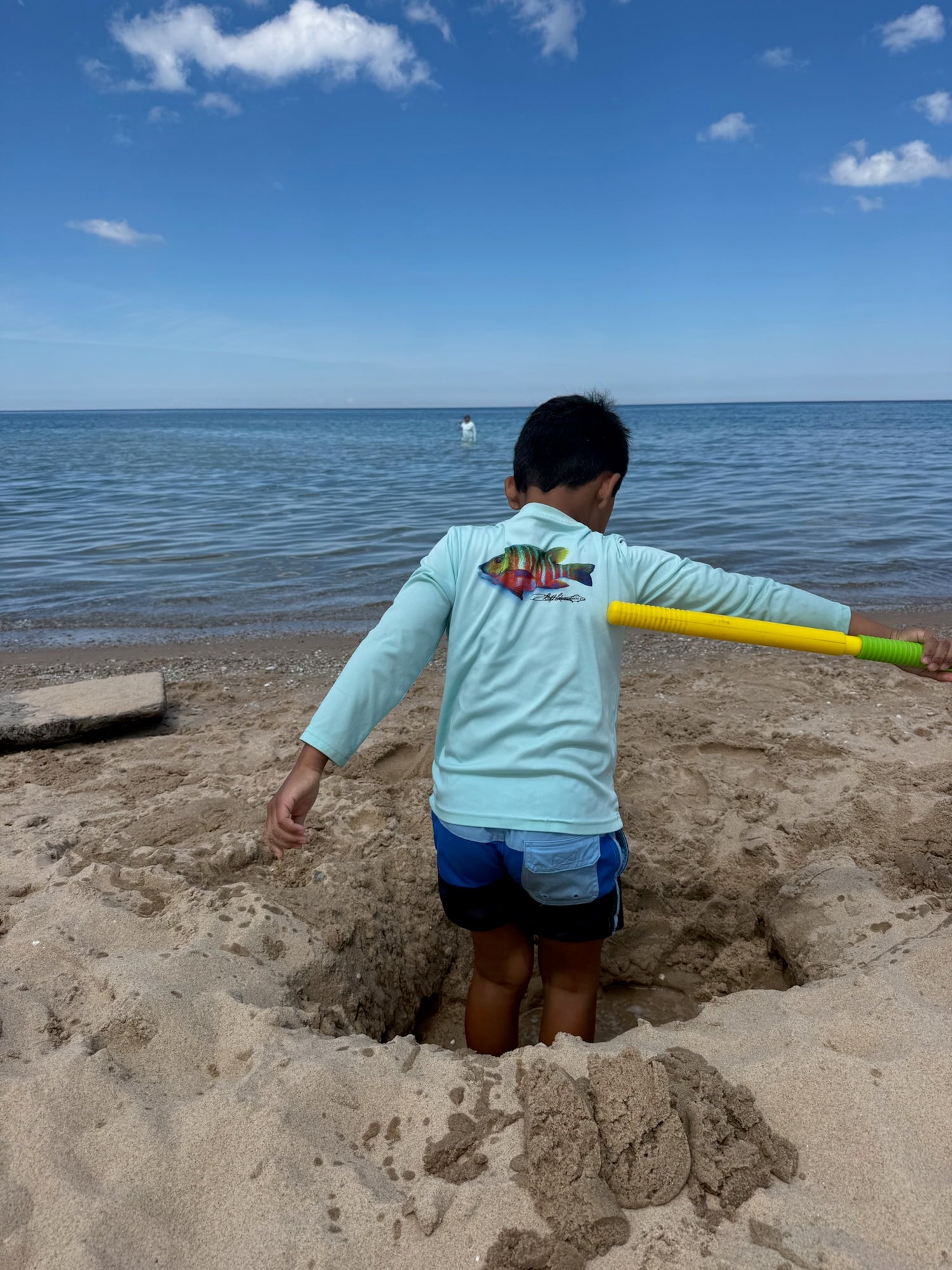 Santiago Snapper Kids UPF 50+ Performance Fishing Shirt