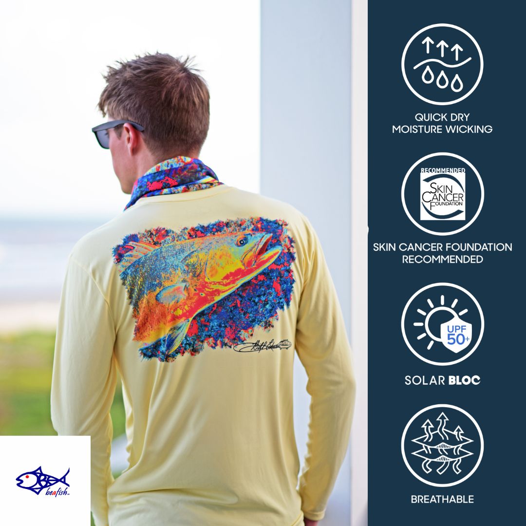 Speckled Trout Kids UPF 50+ Performance Fishing Shirt