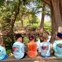 Kids Santiago Snapper UPF 50+ Performance Fishing Shirt