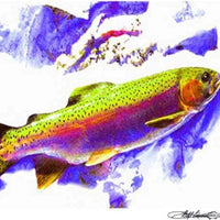 Mountain Rainbow Trout Art Print