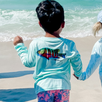 Kids Santiago Snapper UPF 50+ Performance Fishing Shirt