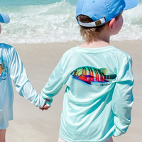 Kids Santiago Snapper UPF 50+ Performance Fishing Shirt