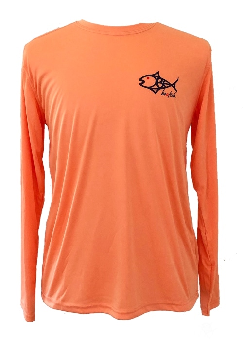 Top Selling Redfish Tail on Orange Dri Fit Shirt